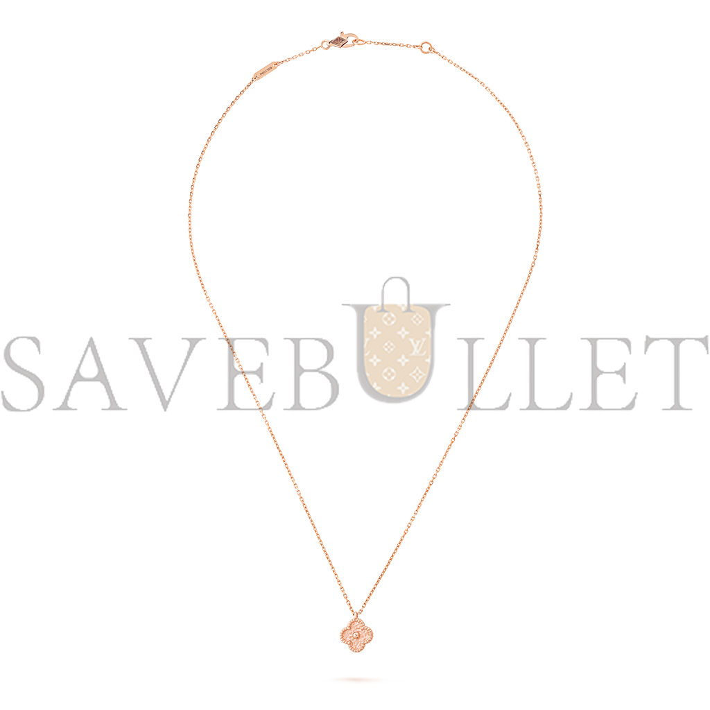 VAN CLEEF ARPELS SWEET ALHAMBRA PENDANT - ROSE GOLD  VCARO8DF00